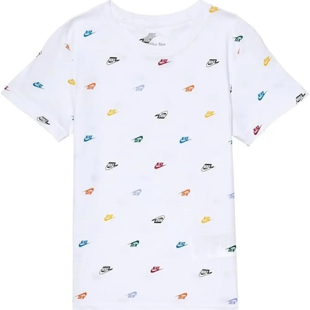 Nike girls 🔥🥰Futura Monogram All Over Print Tee girlsT-shirt Tee XL